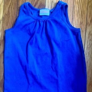 Hanna Andersson royal blue tank top gently worn